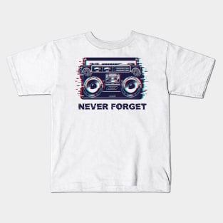 Never Forget Graphic Novelty Sarcastic Vintage Humor Funny Kids T-Shirt